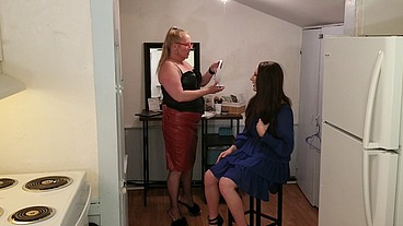 Man Feminized for Girls Night Out