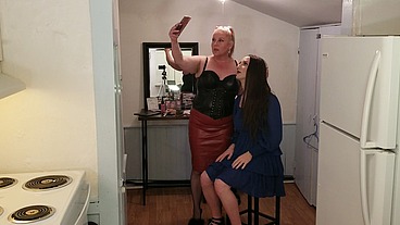 Man Feminized for Girls Night Out