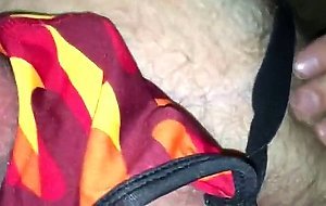 Chubby boy fucking with undies