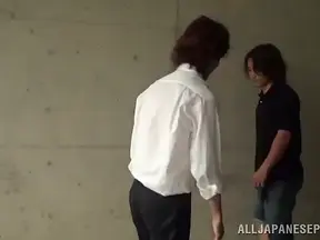 Amazing Shaved Pussy Japanese Babe Gets Outdoor Cock Fucking Delight