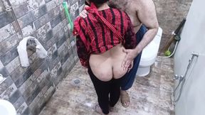 Desi Maid Caught In Bathroom While She Is Taking Shower