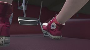 Chevy Caprice Cranking Template - Sara in Converse Hi Tops 1080p
