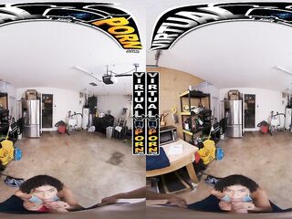 Virtualporn - Dani Diaz Needs U (Stepdaddy) To Train Her Math, And How To Ride Wang