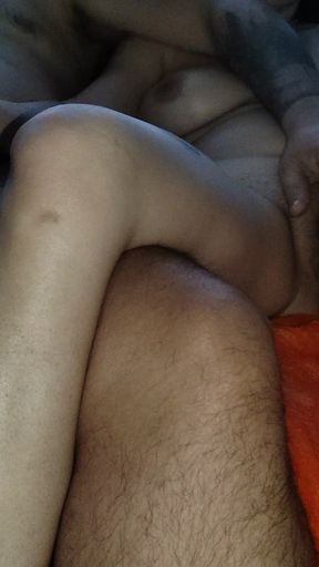 Key moment from &quot;Intimate private mutual masturbation with busty stepsister Emma&quot;