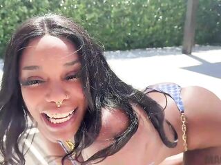 Hard Banging and A Screwing Precious Time with Black Stephanie Raee and JMac