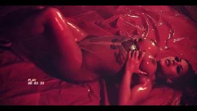 Ms Red X Loves to Be Glazed Strip Tease