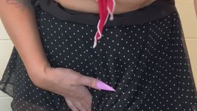 Concert Crisis: Desperate MILF Can’t Hold it & Pees In Mug