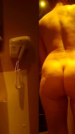 Must-share moment from &quot;Who wouldn&#039;t want to watch the mature neighbor in the bathroom through the keyhole? She has an ass&quot;