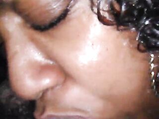 Black shorty with unfathomable mouth