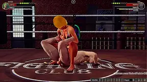 Joe Curr VS Lycy (Naked Fighter 3D)