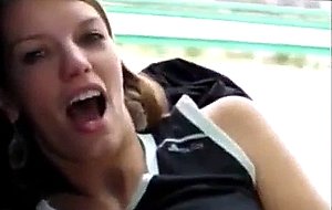 Maturbating on chinese bus
