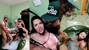 BBBGG POV HARDCORE SEX WITH ALEX, MALIK, POLLY PERCH & ANNY ALVES