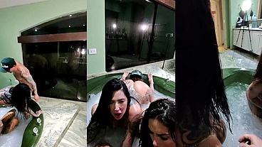 BBBGG POV HARDCORE SEX WITH ALEX, MALIK, POLLY PERCH & ANNY ALVES