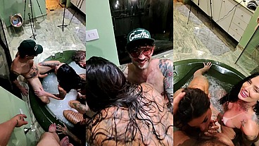 BBBGG POV HARDCORE SEX WITH ALEX, MALIK, POLLY PERCH & ANNY ALVES