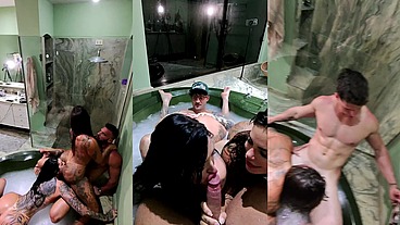 BBBGG POV HARDCORE SEX WITH ALEX, MALIK, POLLY PERCH & ANNY ALVES