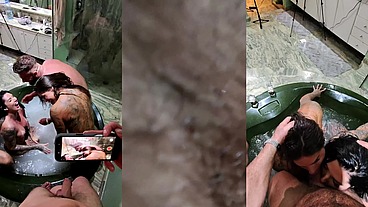 BBBGG POV HARDCORE SEX WITH ALEX, MALIK, POLLY PERCH & ANNY ALVES