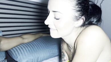 While my boyfriend is in bed I go fuck my friend in the other room