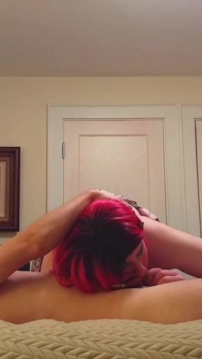 Sexy Trans Kelsey Masters Deepthroating Dick - Compilation 2