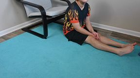 Relaxing ball massage by Dylan (4k)