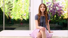 Redhead breaks out of her shy shell and goes crazy for this dick