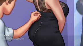 Debbie finally kissed Anon - summer time saga gameplay