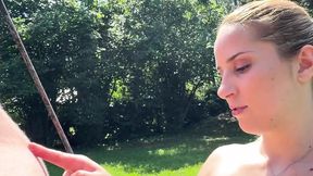 Naughty&#x1F608; Wife Dominates &mdash;  Whip-Strips Bound Husband