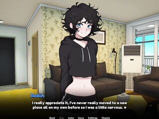 My Femboy Roommate #01 - Punk Femboy Shows Me Their Large Butt
