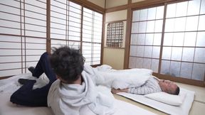 Steamy Secret Affair with Stepmom at the Hot Springs - Ikumi Shiramine