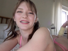 Amateur Teen georgeus brunette 2