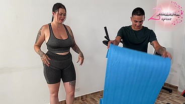 Home Gym Heat: Fucking My Hot Personal Trainer Raw On The Workout Floor