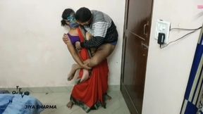 Best Ever XXX Quick Daily Fuck in Red Saree
