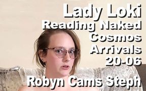 Lady Loki Reading Naked the Cosmos Arrivals 20-06