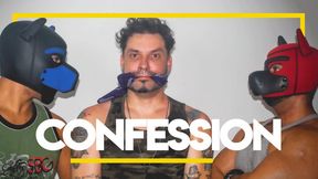 Confession - Soldier Tonny Tickled by Puppies (720p) Gay Bondage - Gay Domination - Tickling - Foot Fetish - BDSM