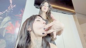 WORSHIP THE HANDS OF A QUEEN - BY ANITA THOMPSON - CLIP 2