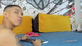Straight Guy Savoring Shemale's Dick