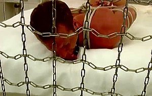 Cute muscular guy Derek tied up and gagged