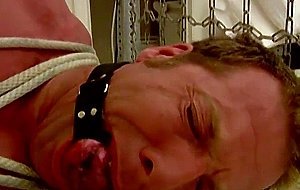 Cute muscular guy Derek tied up and gagged