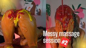 I called my masseuse to make me a mess of sauces