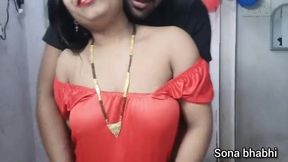 Steamy Encounter: Sona's Playful Adventure with Her Hindi BF
