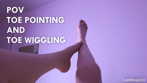 POV Toe Pointing and Toe Wiggling