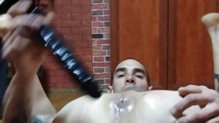 Homemade solo girl movie of young tattooed gay sluts getting anally fucked