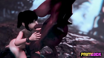 Futanari from Hell! The Final Boss Fucking Animation at Prime3DX