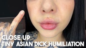 Milk Your Tiny Asian Dick Humiliation - Close Up