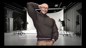 my new girlfriend [ taboo hentai game ] ep.34 my gf do a sexy secretary role play photoshoot with a stranger !