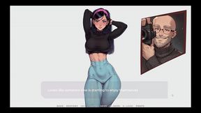 my new girlfriend [ taboo hentai game ] ep.34 my gf do a sexy secretary role play photoshoot with a stranger !