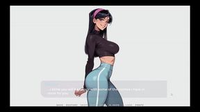 my new girlfriend [ taboo hentai game ] ep.34 my gf do a sexy secretary role play photoshoot with a stranger !