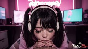 my fans streamer invited her grandfather to fuck her on stream [ai]