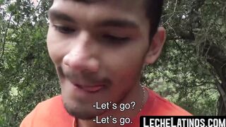 Straight Latino offered payment to be beat up in dogstyle POV