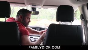 Trouble making stepson Britain Westbury needs manhandling