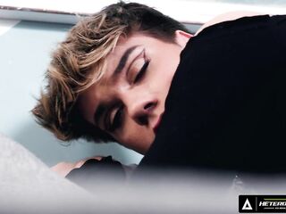 HETEROFLEXIBLE - Dom Muscle Daddy Manuel Skye DESTROYS Femboy Jordan Lake's Holes! FULL SCENE